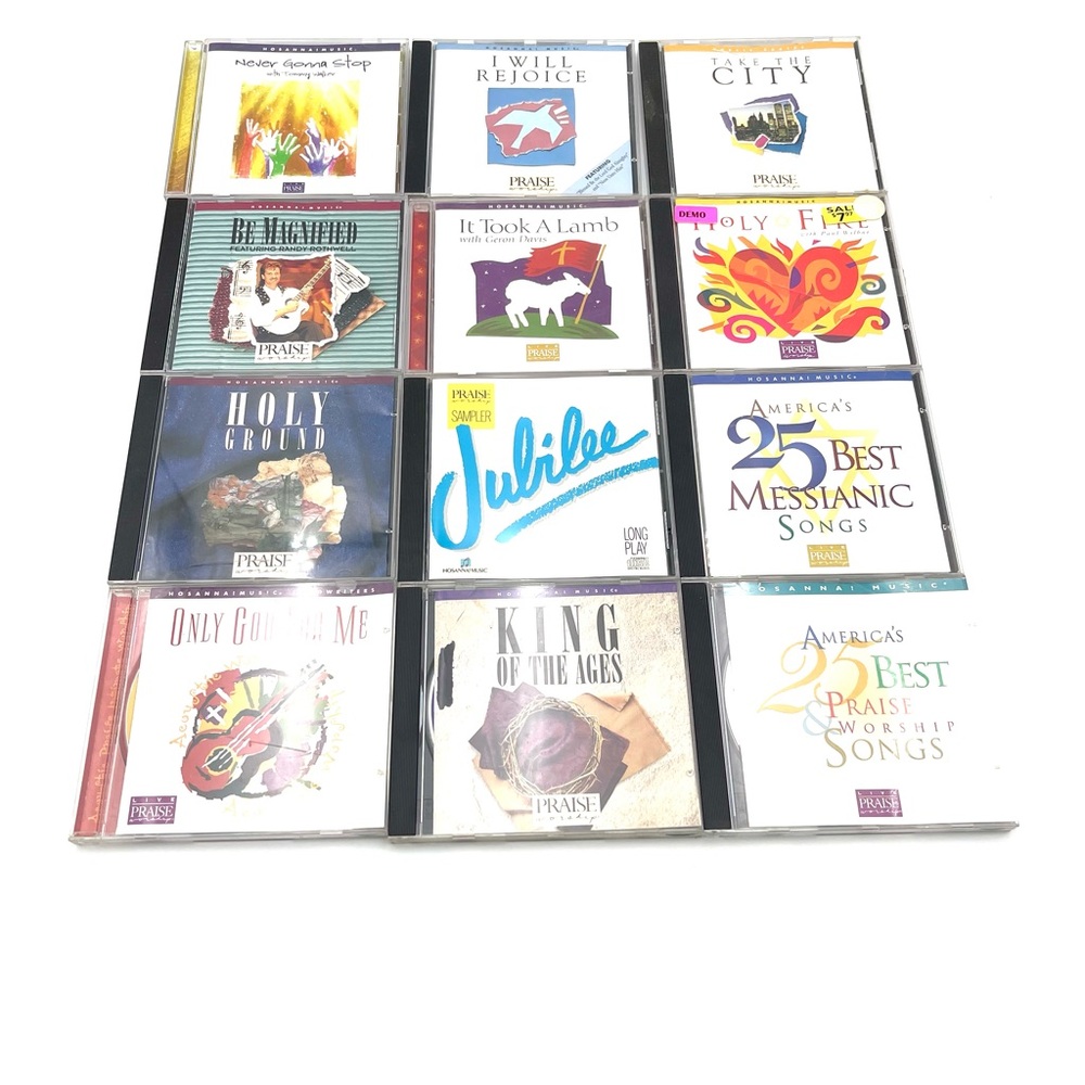 Assorted Praise & Worship CD Lot of 12